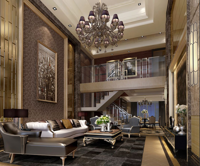 鄭州別墅裝修 |秀水苑270m,歐式風(fēng),內(nèi)飾低調(diào)奢華